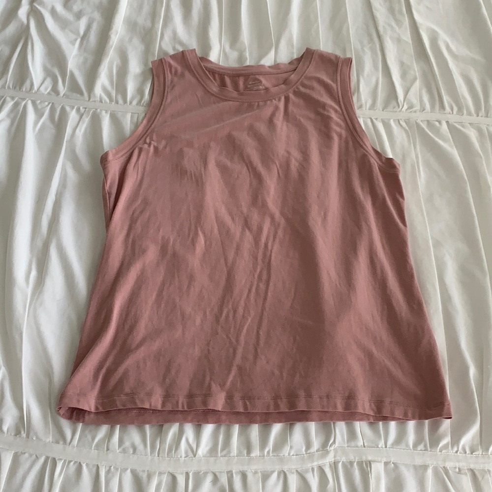 Blush halter tank